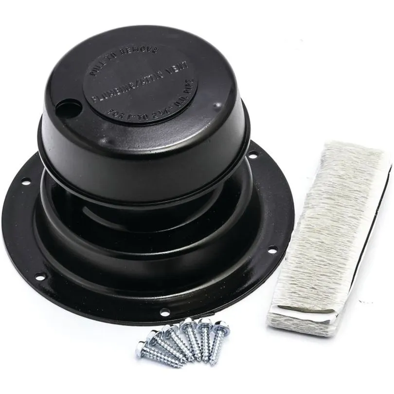 Replace-All Plumb Vent Kit Blk